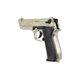 Шумовой пистолет Bruni 92 Nikel (Beretta 92) 9 мм 1305N - изображение 6