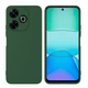 Чехол Fiji Full Soft Premium для Xiaomi Redmi 13 противоударный бампер с микрофиброй Dark Green - изображение 1
