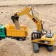 Екскаватор на радіокеруванні Hulna HL1550 1:14 15 функцій Чорно-жовтий (HL1550) - зображення 5