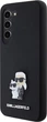 Панель Karl Lagerfeld Silicone Karl&Choupette Metal Pin для Samsung Galaxy S24 Black (3666339259143) - зображення 2