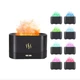 Увлажнитель воздуха Камин Flame Aroma Diffuser RGB с эффектом пламени и подсветкой Черный - изображение 1