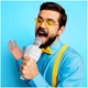Микрофон Hoco BK5 Karaoke белый противоударный с магнитным креплением - изображение 5