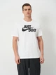 Футболка хлопковая длинная мужская Nike M Nsw Tee Just Do It Swoosh AR5006-100 XL Белая с принтом (191888624126) - изображение 1