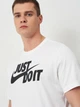 Футболка хлопковая длинная мужская Nike M Nsw Tee Just Do It Swoosh AR5006-100 XL Белая с принтом (191888624126) - изображение 4