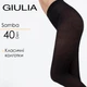 Жіночі кольорові колготки Giulia SAMBA 40 (3) Black-nero, яскраві відтінки, міцні капронові, комфортні, стильні - зображення 1