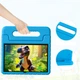 Противоударный силиконовый чехол Eva Stand для планшета Lenovo Tab M11 2024 11” TB330FU / TB330XU Голубой - изображение 8