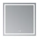 Зеркало Qtap Mideya (MI1) 800x800 с LED-подсветкой Touch, с антизапотеванием, диммером, рег. яркости QT2078NCF808048477 - изображение 3