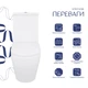 Напольный унитаз Qtap Jay Eco Ultra Quiet с сиденьем Soft-close 640x360x835 мм QTJAY27W48749 White - изображение 3