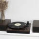 Вініловий програвач Fenton TT Classic Wood з Bluetooth з колонками 50 Вт (колонки в комплекті) без кришки - изображение 1