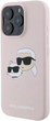 Панель Karl Lagerfeld Silicone Double Heads Print MagSafe для Apple iPhone 16 Pro Max Pink (KLHMP16XSKCHPPLP) - зображення 3