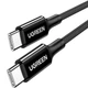 Кабель зарядный Ugreen Type-C 100W для быстрой зарядки 1.5 м Black (US557) - изображение 1