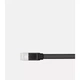 Интернет кабель Ugreen Cat 6 UTP Ethernet плоский сетевой шнур патч-корд 1000 Mbps 1 м Black (NW101) - изображение 10