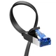 Патч корд Ugreen сетевой кабель Cat 8 Gigabit Network Cable High-Speed 40Gbps 2000MHz RJ45 0.5 м Black (25218) - изображение 1