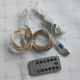 Новогодняя гирлянда штора Капля росы 3х2 м от USB, 200 LED с пультом ДУ Разноцветная RGB - изображение 4