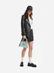 Футболка хлопковая женская Armani Exchange 474386016 S Бирюзовая (1159848856) - изображение 9