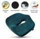 Подушка ортопедическая для сидения Correct Shape Max Comfort 46х42см от гемороя, простаты, подагры Изумрудная (73375) - изображение 7