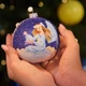 Новогодний шар на елку Santa Shop Ангел на облаке Голубой 10 см (4820001106749) - изображение 7