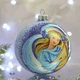 Новогодний шар на елку Santa Shop Ангел с бандурой Голубой 10 см (4820001106732) - изображение 2