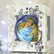 Новогодний шар на елку Santa Shop Ангел с бандурой Голубой 10 см (4820001106732) - изображение 4