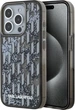 Etui plecki Karl Lagerfeld Liquide Glitter Monogram Gradient do Apple iPhone 15 Pro Max Black (3666339256173) - obraz 1