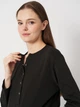 Кофта домашняя для беременных и кормящих мам KOKO boutique Black HOME S/M чёрная - изображение 3