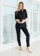 Кофта домашняя для беременных и кормящих мам KOKO boutique Black HOME S/M чёрная - изображение 8