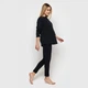 Піжама, домашній костюм для вагітних і годуючих мам Koko boutique Black HOME S / M чорний - зображення 8