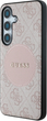 Etui Guess 4G Round Patch Classic Logo MagSafe do Samsung Galaxy S25 Plus Pink (3666339449018) - obraz 2