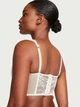 Сетчатый корсетный топ Victoria's Secret с кружевом 1160054129 (Молочный L) - изображение 2