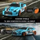 Радиоуправляемая дрифтовая машинка Nissan с LED подсветкой 4WD для дрифта и гонок на аккумуляторе (578591) - изображение 3