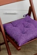 Подушка на стілець CHENILLA Фіолет 40х40 см (034845) 4823093460362 - зображення 2