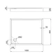 Душовий піддон Qtap Tern 301812C 100×80×12 см + сифон - изображение 2