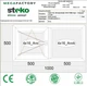 Окно Steko 1000 х 500 мм 2-стекла,форточка с левая - изображение 2