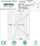 Окно-Steko 700х1100 мм 2-стекла/аргон, правое - изображение 3