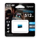 Карта пам'яті microSDXC (UHS-1 U3) Apacer Express 512Gb class 10 V30 A1 Read/Write:810/700 MB/sec (Compatible with Nintendo Switch 2) (AP512GMCEXG3X17-RA) - изображение 2