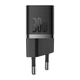 Зарядка для телефона сетевая 3А 30W USB/Type-C Baseus QC3.0/PD черная (CCGN070401) - изображение 1