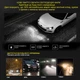 Комплект 2 LED лампи для фар далекого/ближнього світла IRONWALLS H11/H9/H8 6500K 420000LM - зображення 6