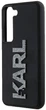 Etui plecki Karl Lagerfeld 3D Rubber Glitter Logo na Samsung Galaxy S23 (S911) Czarne (3666339241933) - obraz 1