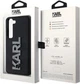 Etui plecki Karl Lagerfeld 3D Rubber Glitter Logo na Samsung Galaxy S23 (S911) Czarne (3666339241933) - obraz 8