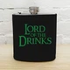 Фляга з принтом Lord of the drinks 200 мл - изображение 1