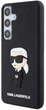 Etui plecki Karl Lagerfeld 3D Rubber Ikonik na Samsung Galaxy S24 (S921) Czarne (3666339241995) - obraz 4