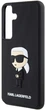 Etui plecki Karl Lagerfeld 3D Rubber Ikonik na Samsung Galaxy S24 Plus (S926) Czarne (3666339242008) - obraz 1