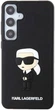 Etui plecki Karl Lagerfeld 3D Rubber Ikonik na Samsung Galaxy S24 Plus (S926) Czarne (3666339242008) - obraz 5