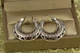 Серьги коромысла Xuping Jewelry Гетто 3 см серебристые - изображение 1