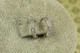 Серьги Xuping Jewelry кольца с камешками 1,1 см серебристые - изображение 1