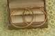 Серьги кольца Хuping Jewelry с тайной застежкой 4,5 см золотистые - изображение 2
