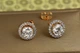 Серьги гвоздики Xuping Jewelry матрешки с родием 1,2 см золотистые - изображение 1