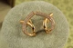 Серьги Xuping Jewelry Символ 1,8 см золотистые - изображение 3