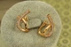 Серьги Xuping Jewelry Символ 1,8 см золотистые - изображение 4