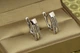 Серьги Xuping Jewelry Аршин 1,8 см серебристые - изображение 2